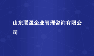 山东联盈企业管理咨询